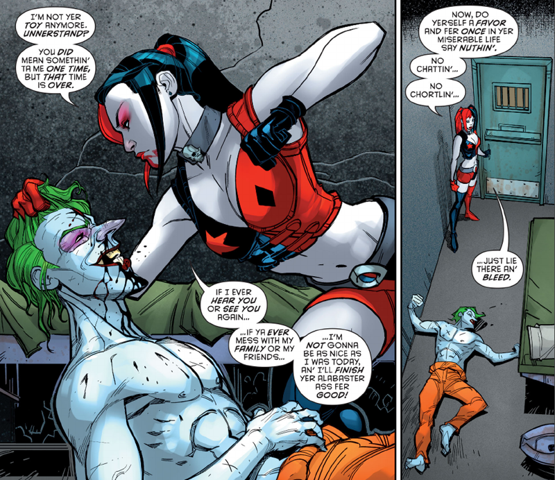 Illustration for article titled Harley Quinn Just Cut Ties With the Joker in the Most Satisfying Way
